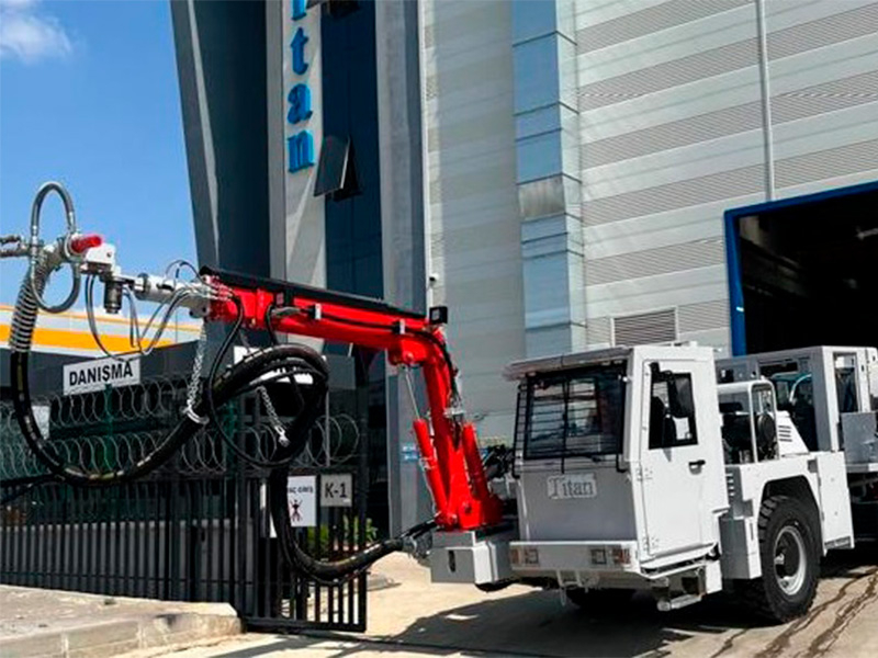 В РФ протестировали турецкую дизельную торкрет-установку BIS20-D | Добывающая промышленность